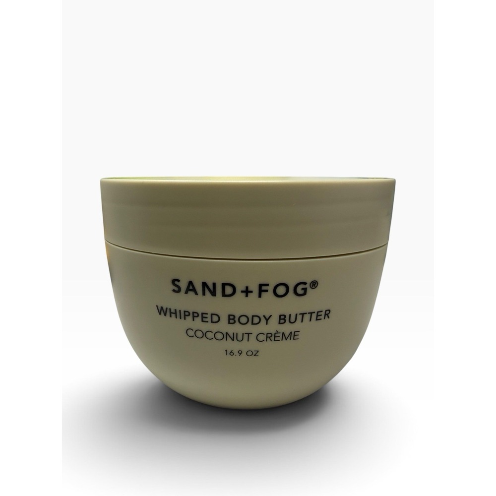 Sand + Fog Coconut Creme Whipped Body Butter 16.9 Oz Moisturizing Shea Butter